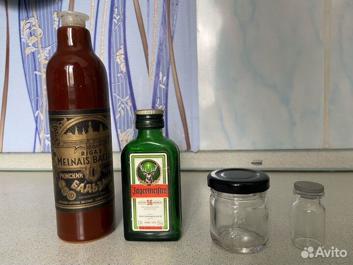 Бутылки, мини баночки и вазочки