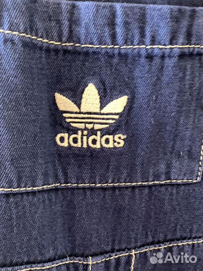 Ждинсовый комбенизон adidas 80 86