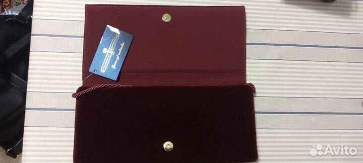 Бархатная сумка 