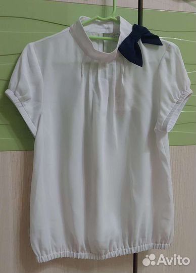 Блузка школьная 134 новая