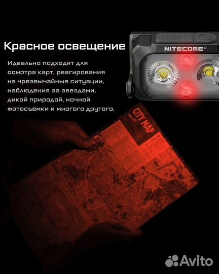 Налобный фонарь Nitecore NU25