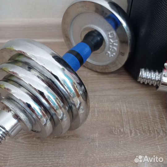 Гантели новые в кейсе 20 кг металл