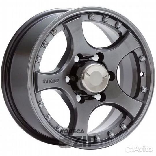 Скад Титан 7x16 6*139.7 ET20 DIA109.7 Графит Литой