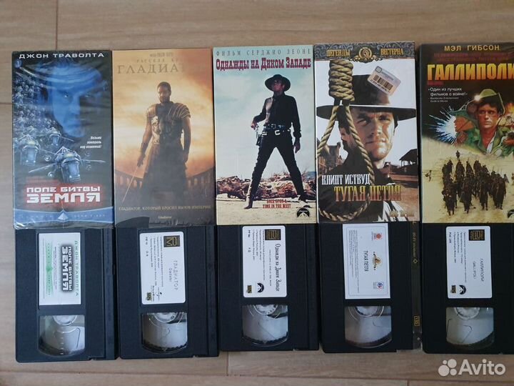 Видеокассеты VHS с записью