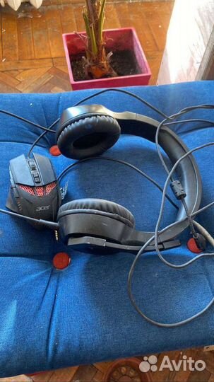 Наушники игровые и мышь acer nitro