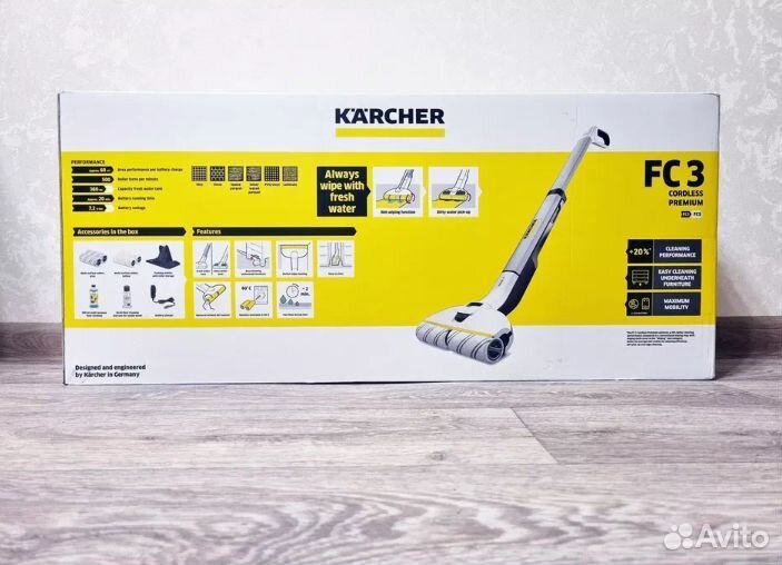 Электрошвабра karcher fc3 premium