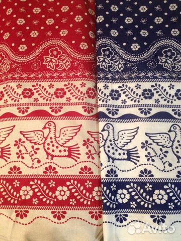 Скатерти новые из хлопка и льна