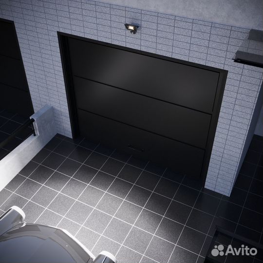 Прожектор LED 50Вт 6500К IP65 черный с датчиком