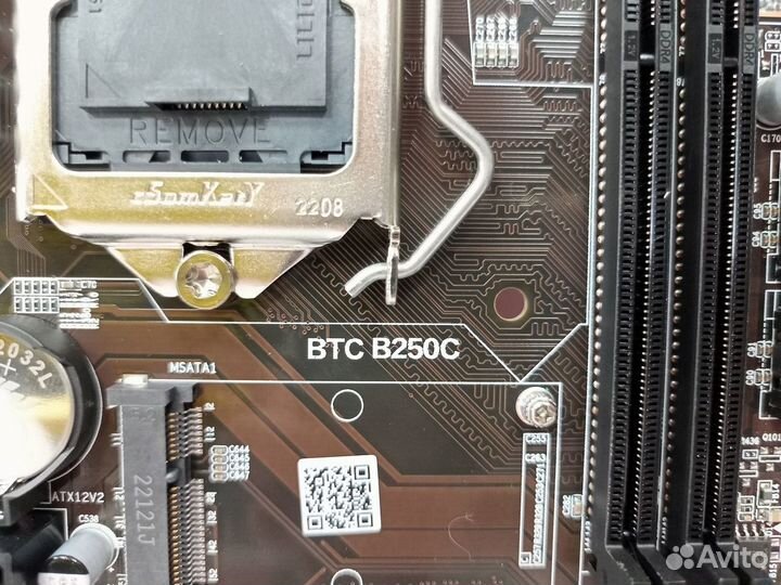 Новая материнская плата BTC B250C