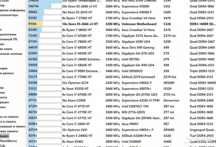 10 ядер 20 потоков до 3,5ггц
