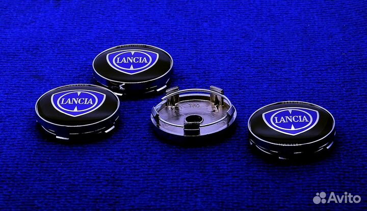 Комплект колпаков Lancia 54 56 57 59 60 65 мм черн