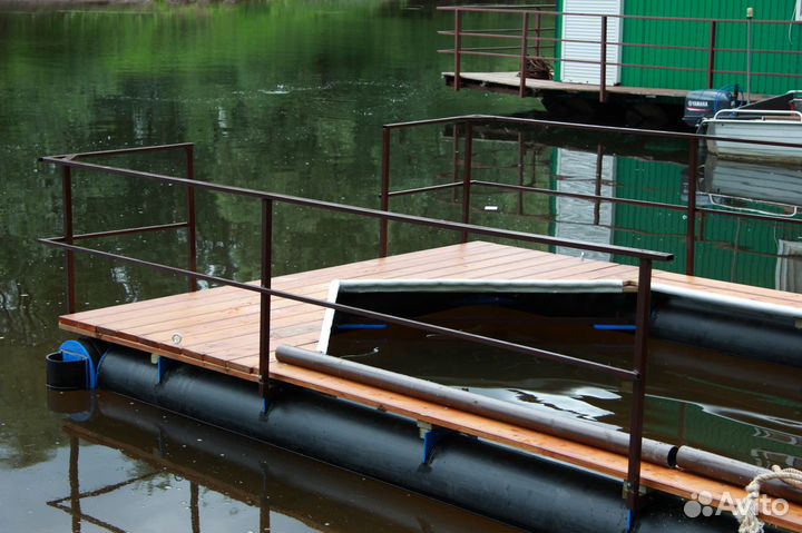 Понтон-паук для катера, сборный причал (к)