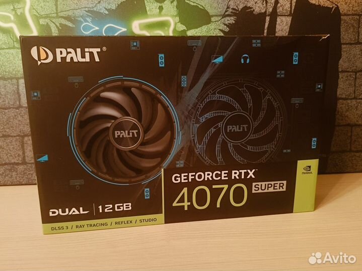 Новая Palit GeForce RTX 4070 Super