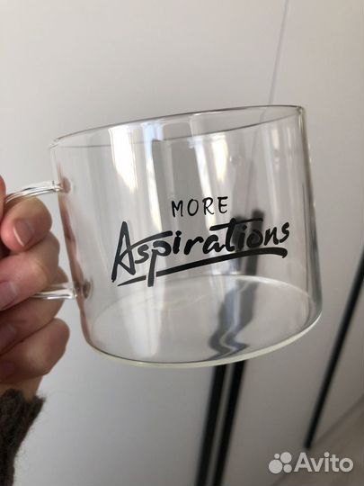 Стеклянная кружка бокал 500 мл