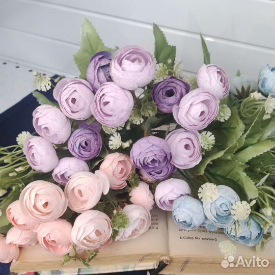 Искусственные цветы для декора свадьбы