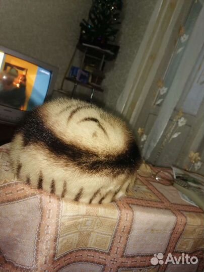 Шапка норковая женская