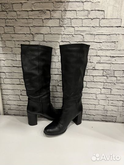Сапоги женские натуральная кожа 37
