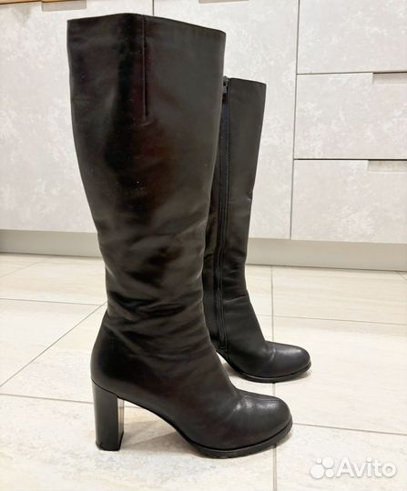 Сапоги женские натуральная кожа 38