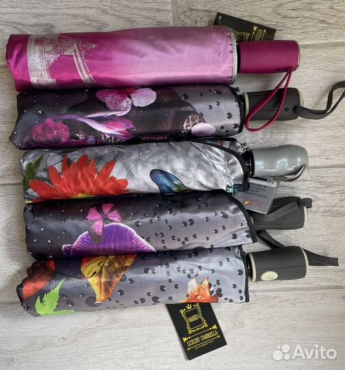 Зонты автомат, механика антиветер