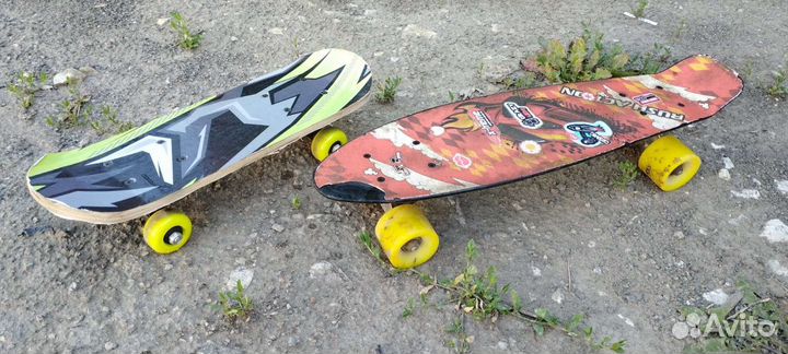 Пениборд и скейт