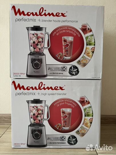 Блендер Moulinex PerfectMix LM811D10 Grey 1200вт