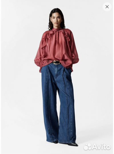 Блузка other stories бардовая