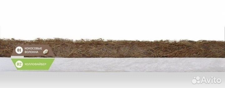 Матрас в коляску, люльку кокос