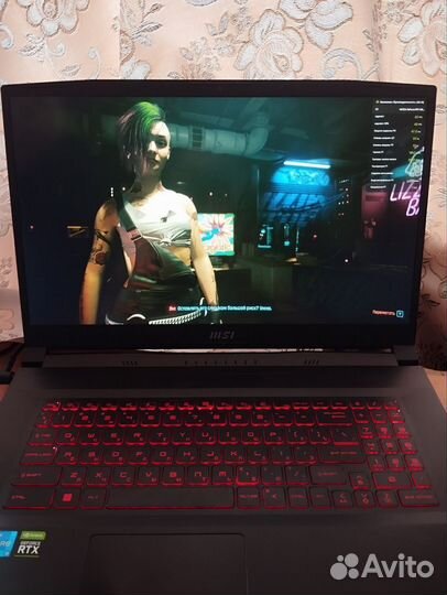 Ноутбук msi gf76 katana