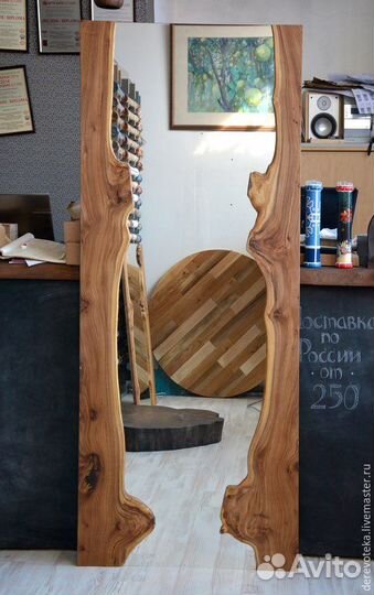 Зеркала в рамке из карагача