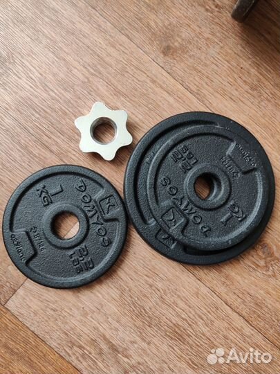 Гантели разборные с грифом