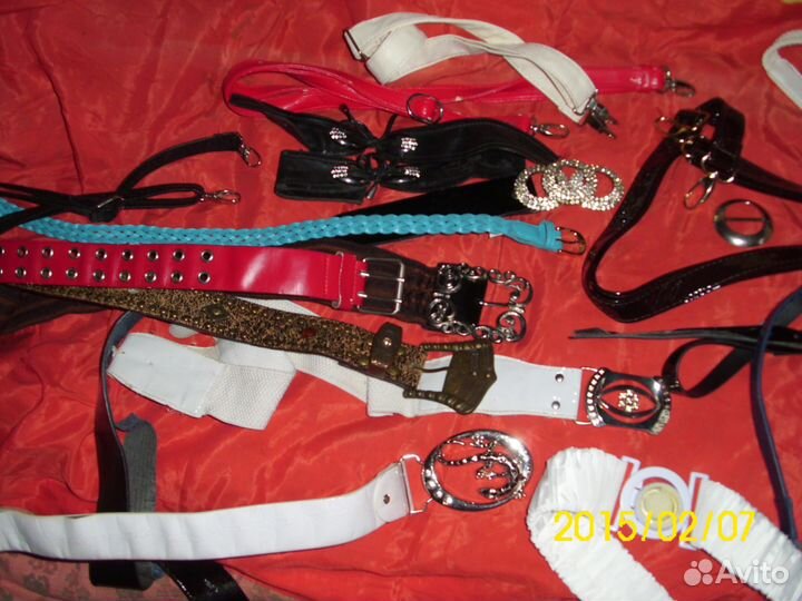 Коллекция ремней и пряжек