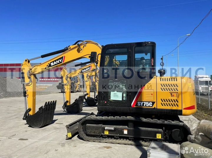 Мини-экскаватор Sany SY75C, 2023