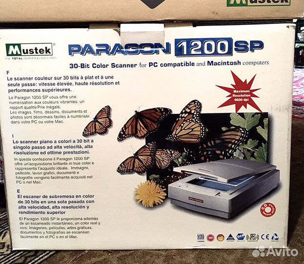 Сканер Mustek Paragon 1200 sp