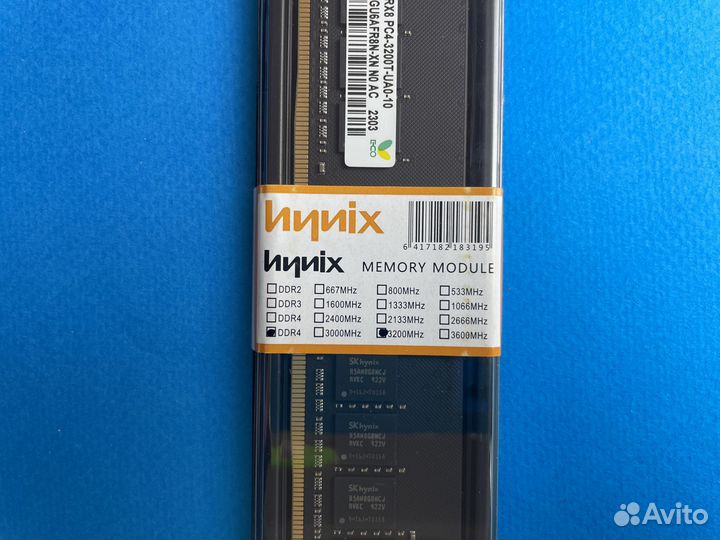 DDR4 16GB 3200 Mhz hynix dimm Новая с Гарантией