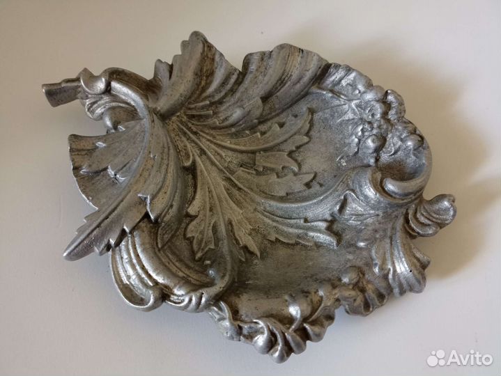 Щипцы для сахара серебро. Пепельница, клуазоне наб