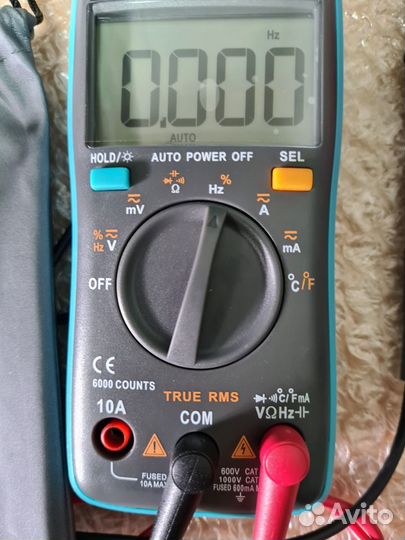 Мультиметр true rms с авто выбором диапазона