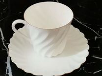 Чашка с блюдцем фарфоровая императорский фарфор