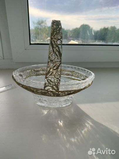 Конфетница, хрусталь СССР