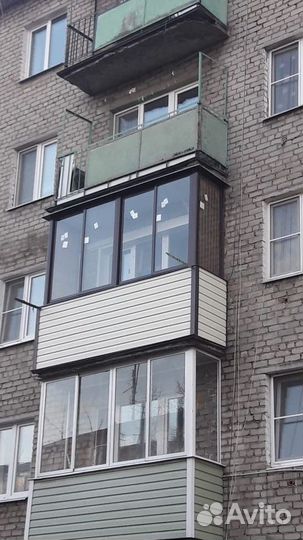 Пластиковый балкон с установкой