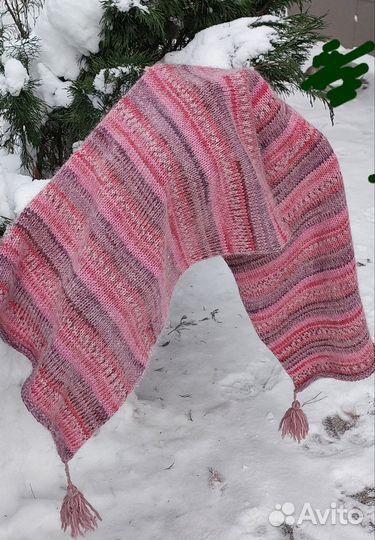 Палантин, Шарф из альпаки теплый