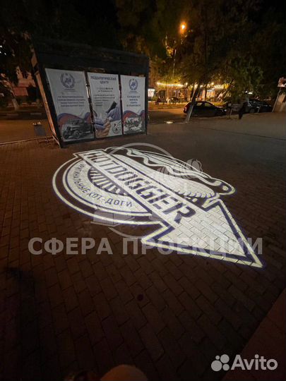 Яркий гобо проектор для внешней и внутренней рекла