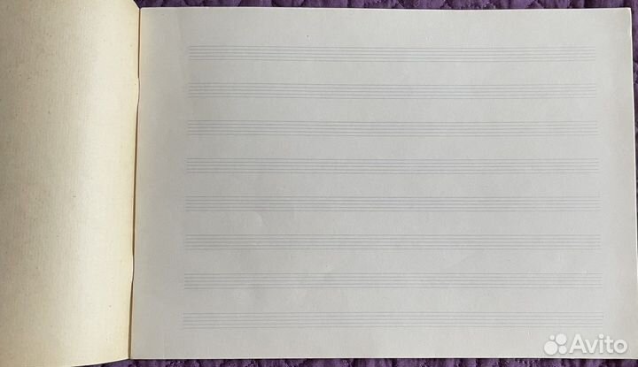 Нотные тетради новые