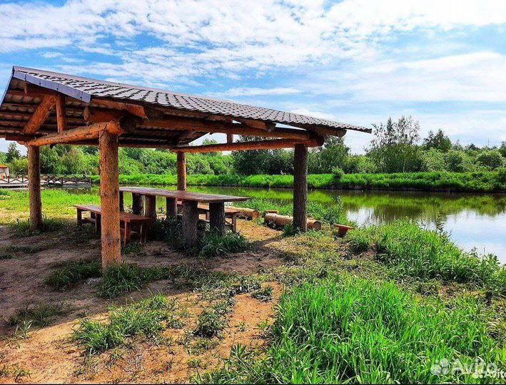 Беседка с мангалом/рыбалкой в аренду
