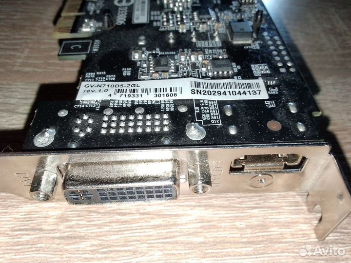 Видеокарта gigabyte GeForce GT 710, GV-N710D5-2GL