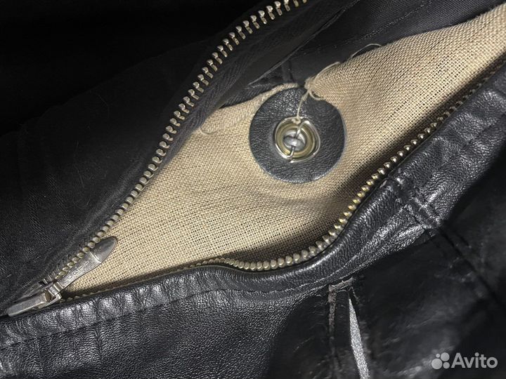 Куртка кожаная