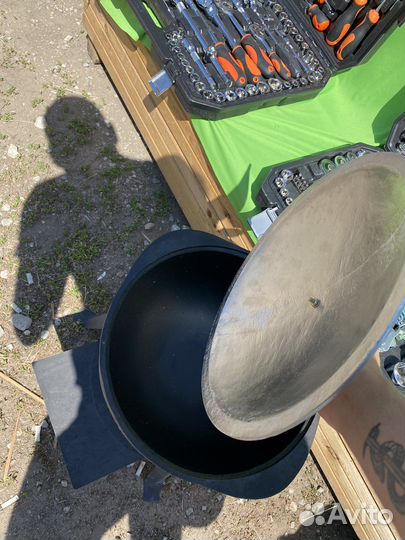 Казан чугунный + шумовка