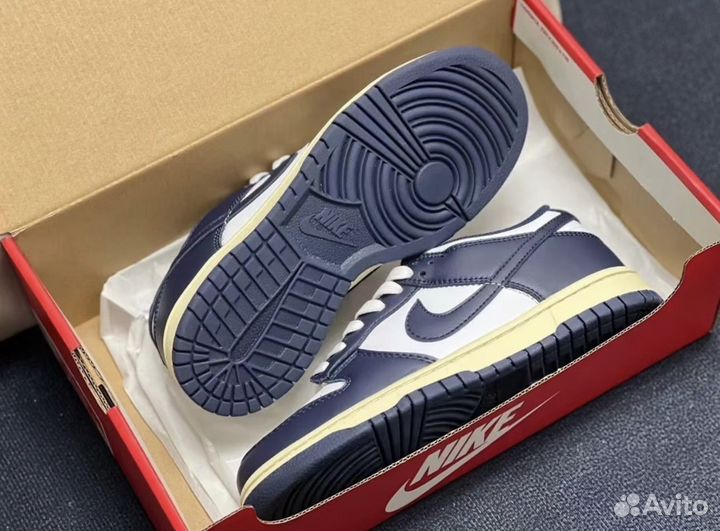 Кроссовки Nike Dunk Low Vintage Navy