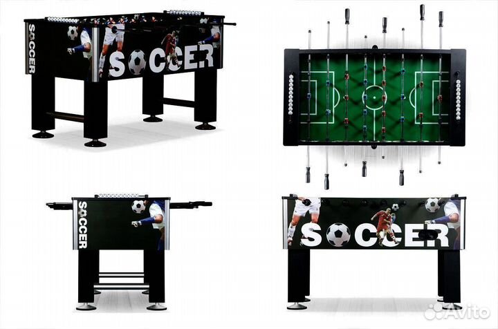 Настольный футбол (кикер) «Roma IV» 140x76x87 см