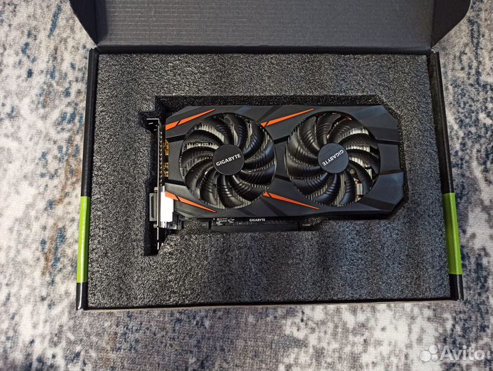 Видеокарта gtx 1060 6gb gigabyte windforce OC