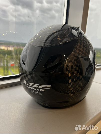 Мотошлем LS2 FF323 arrow C Solid карбон